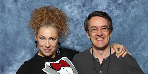 Alex Kingston and Mark Brownlow