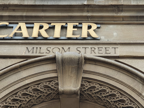 Milsom Street sign