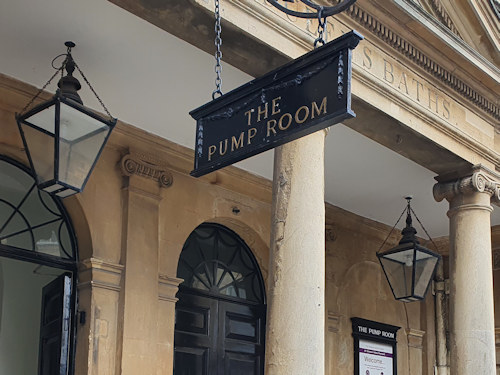 Pump Room sign