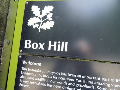 Box Hill sign