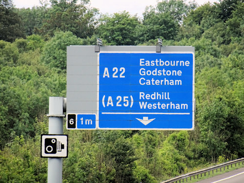 Sign to Westerham